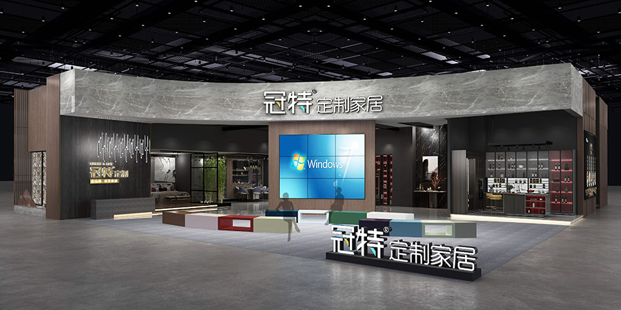 廣州定制家居展特裝指定搭建商，為客戶(hù)提供320平方米展臺(tái)設(shè)計(jì)搭建